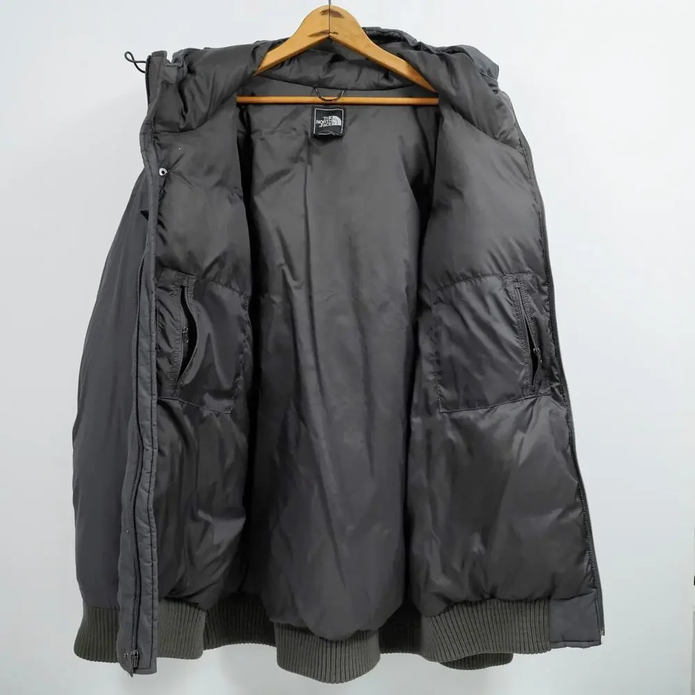 The North Face Gotham HyVent Goose Down Jacket Men's XXL Black Gray Hooded